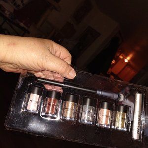 Profusion SPARKLE PIGMENTS - set of 6 colors with brush and adhesive